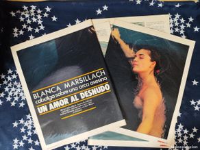 Sammeln von Zeitschriften Interviú: Blanca Marsillach un amor al desnudo Recorte/Clipping Interviú 606-1987